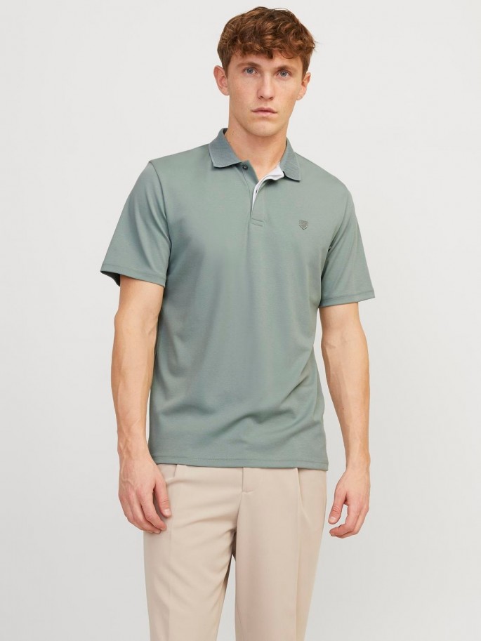Jack & Jones CRODNEY SS POLO Color Verde
