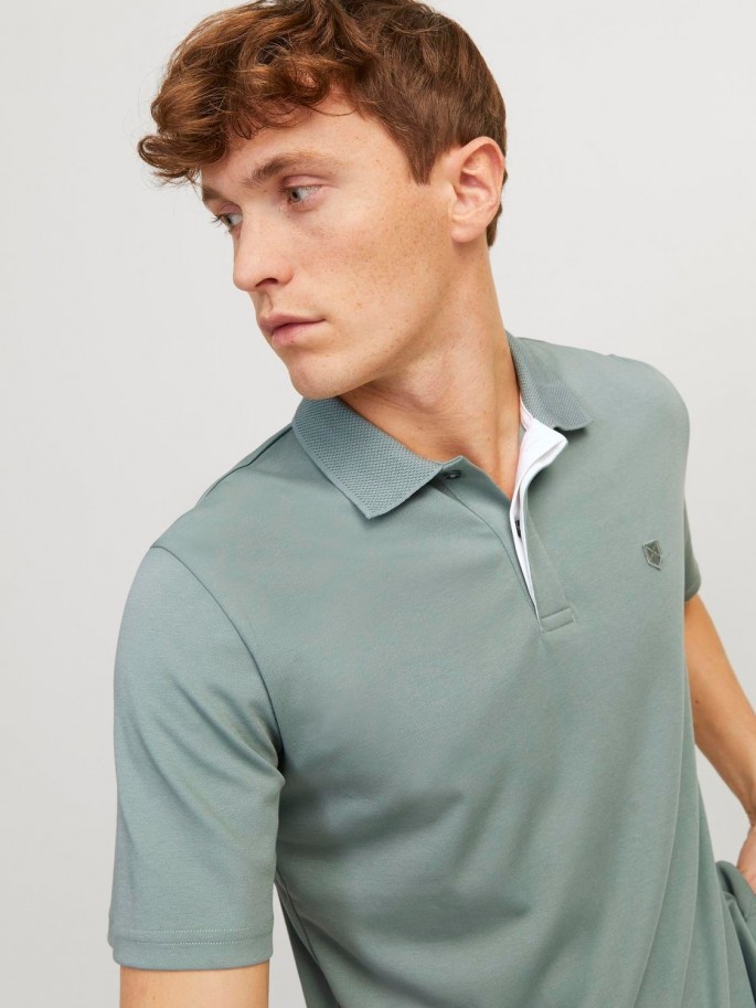 Jack & Jones CRODNEY SS POLO Color Verde