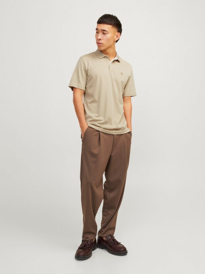 Jack & Jones CRODNEY SS POLO Color Beige
