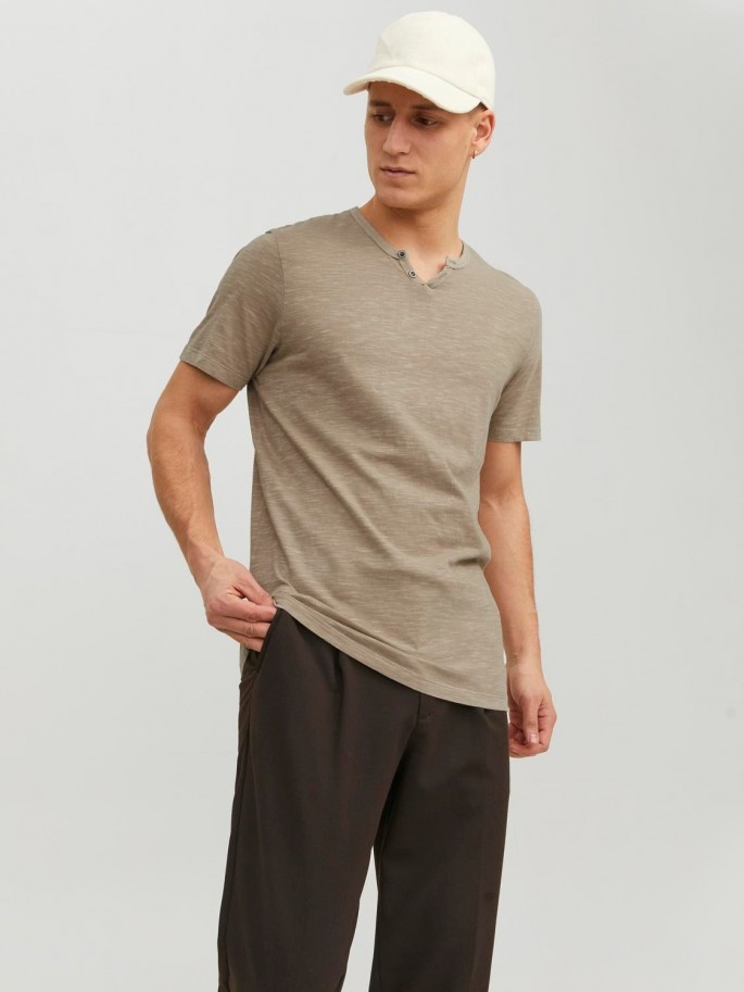 Jack & Jones SPLIT NECK...