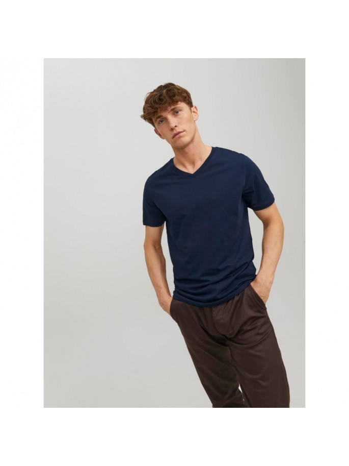 JJEORGANIC BASIC TEE SS V NOOS AZUL... JJEORGANIC BASIC TEE SS V NOOS AZUL...