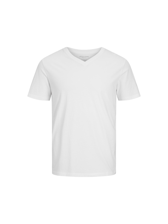 JJEORGANIC BASIC TEE SS V NOOS BLANCO JJEORGANIC BASIC TEE SS V NOOS BLANCO