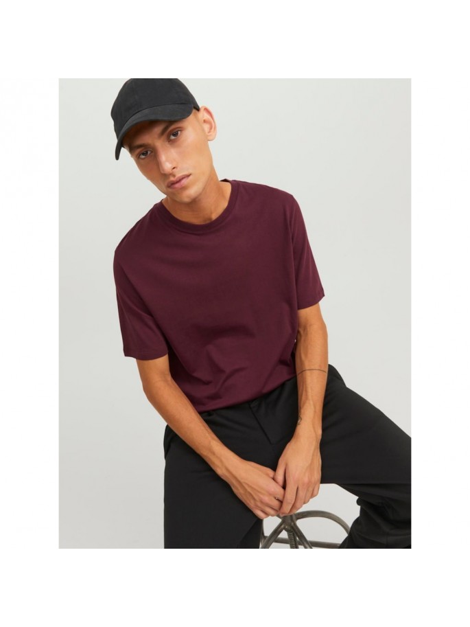 JJEORGANIC BASIC TEE SS O NOOS GRANATE JJEORGANIC BASIC TEE SS O NOOS GRANATE