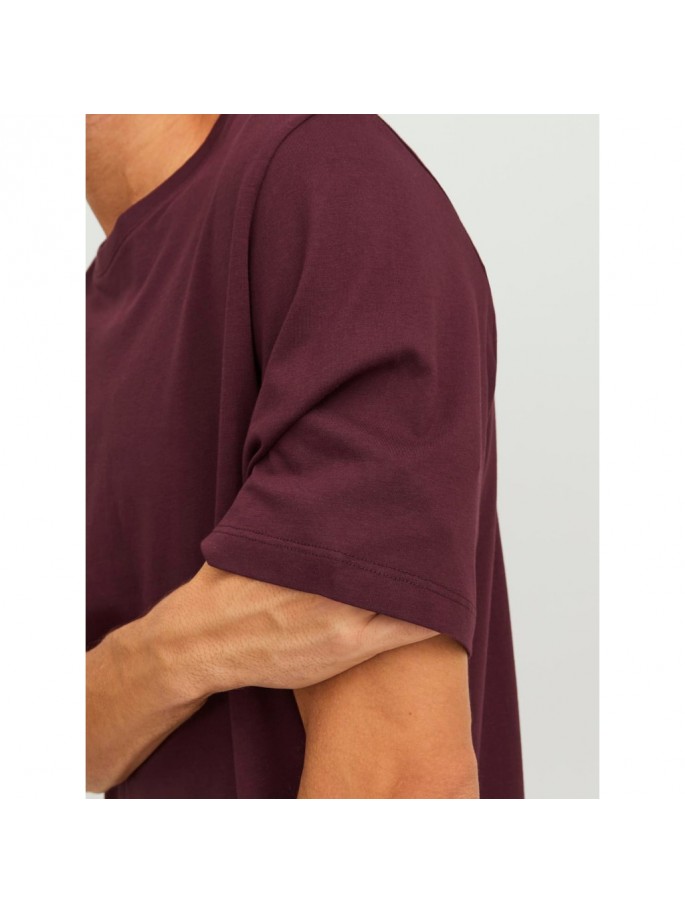 JJEORGANIC BASIC TEE SS O NOOS GRANATE JJEORGANIC BASIC TEE SS O NOOS GRANATE