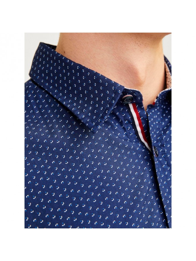 JJEREMY DETAIL SHIRT LS NOOS AZUL ACERO JJEREMY DETAIL SHIRT LS NOOS AZUL ACERO
