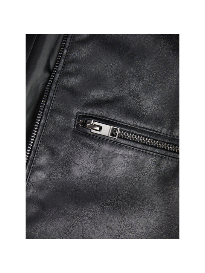 JJEDYLAN PU BIKER JACKET NOOS NEGRO JJEDYLAN PU BIKER JACKET NOOS NEGRO