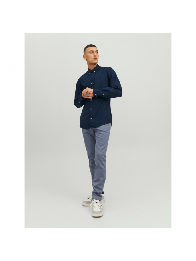 JJEOXFORD SHIRT LS NOOS AZUL MARINO JJEOXFORD SHIRT LS NOOS AZUL MARINO