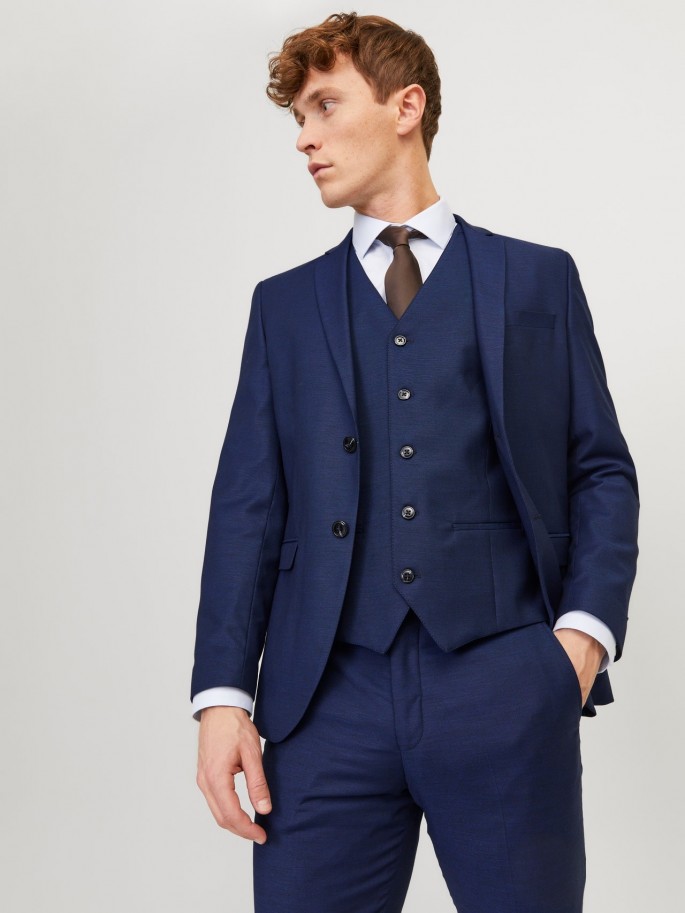 JPRSOLARIS WAISTCOAT NOOS AZUL OSCURO JPRSOLARIS WAISTCOAT NOOS AZUL OSCURO