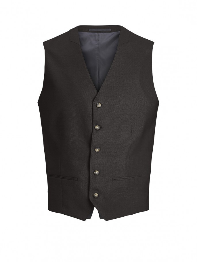 JPRSOLARIS WAISTCOAT NOOS NEGRO