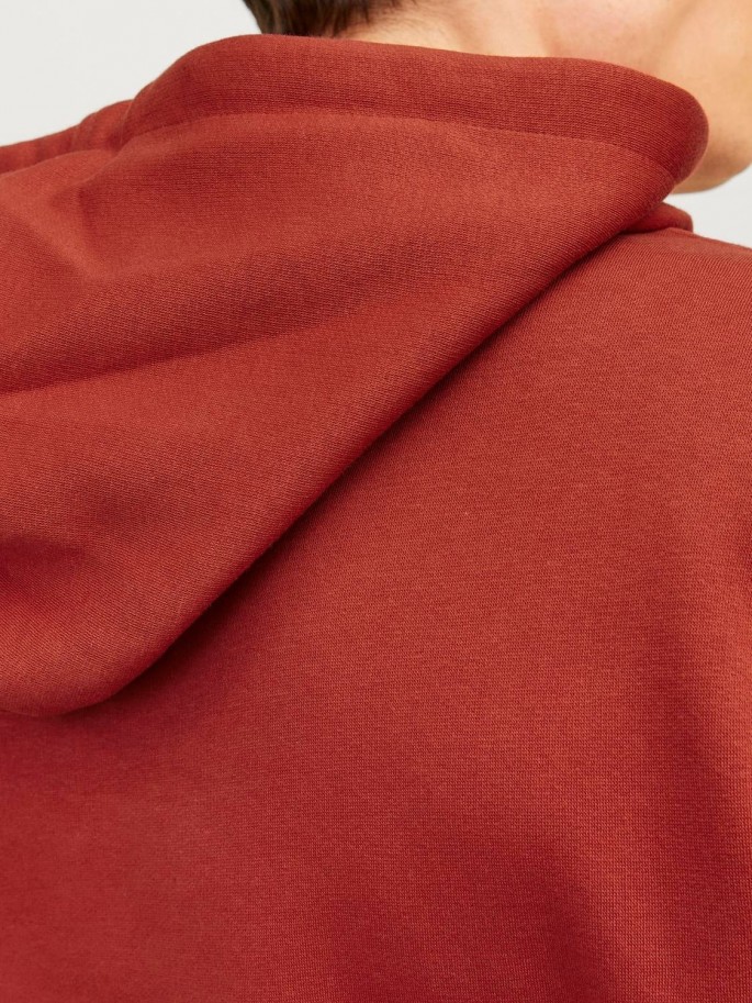 JJELOGO SWEAT HOOD 2 COL  NOOS ROJO JJELOGO SWEAT HOOD 2 COL  NOOS ROJO