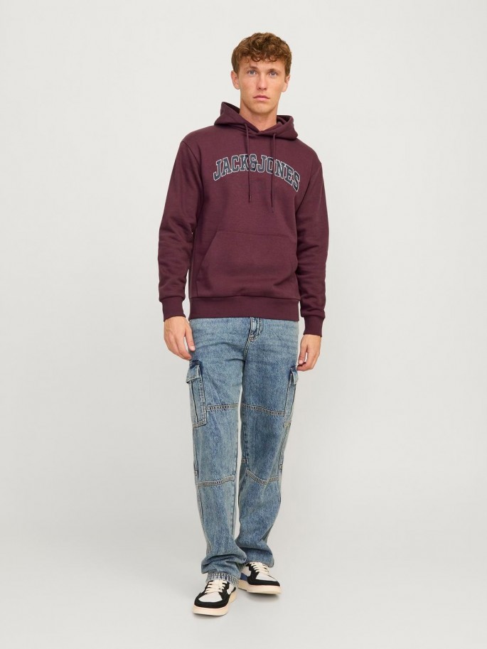 JJECALEB VARSITY SWEAT HO NOOS VINO