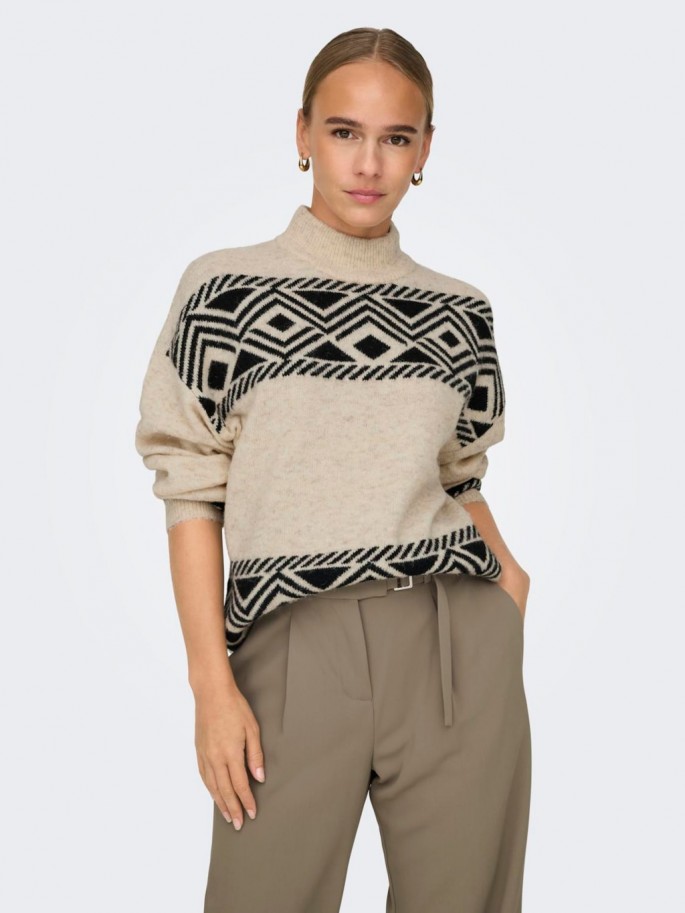 ONLVICTORIA L/S PULLOVER...