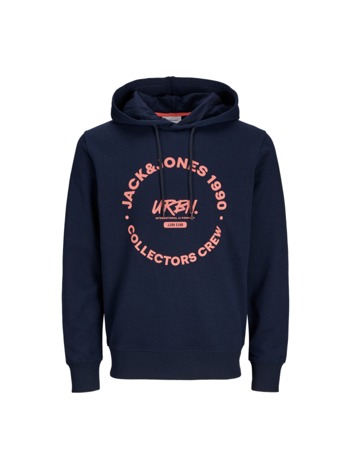 JJSIMON SWEAT HOOD AZUL OSCURO JJSIMON SWEAT HOOD AZUL OSCURO