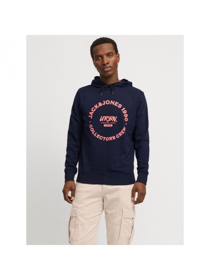 JJSIMON SWEAT HOOD AZUL OSCURO