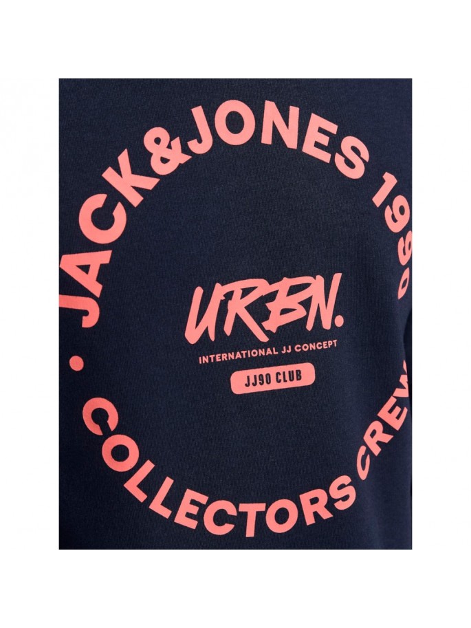 JJSIMON SWEAT HOOD AZUL OSCURO JJSIMON SWEAT HOOD AZUL OSCURO