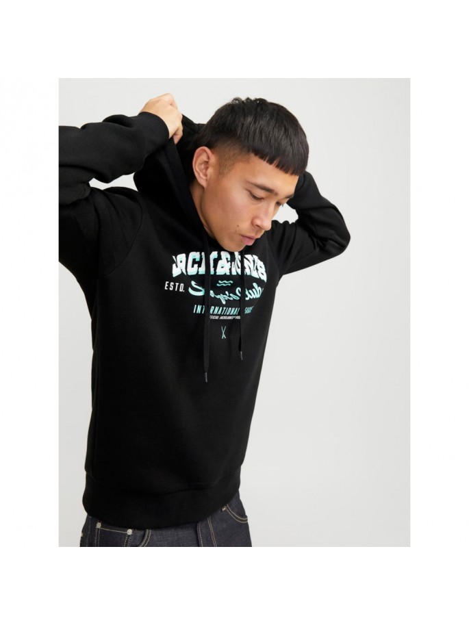 JJELOGO SWEAT HOOD 2 COL  NOOS NEGRO... JJELOGO SWEAT HOOD 2 COL  NOOS NEGRO...
