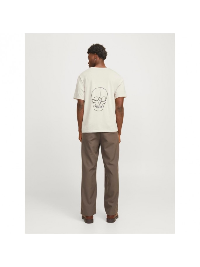 JJBROWN TEE SS CREW NECK GRIS 2