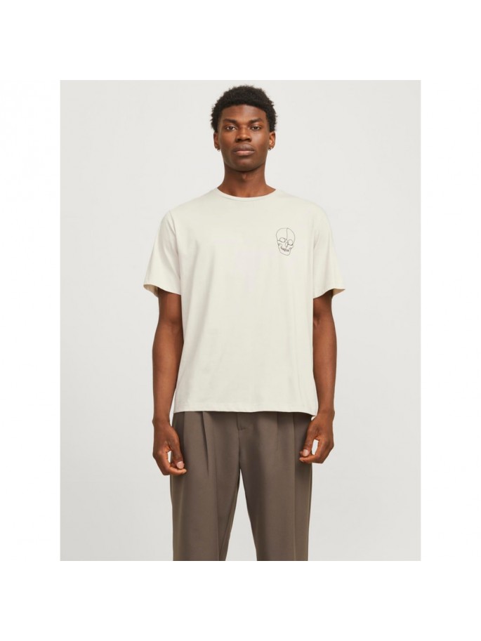 JJBROWN TEE SS CREW NECK GRIS