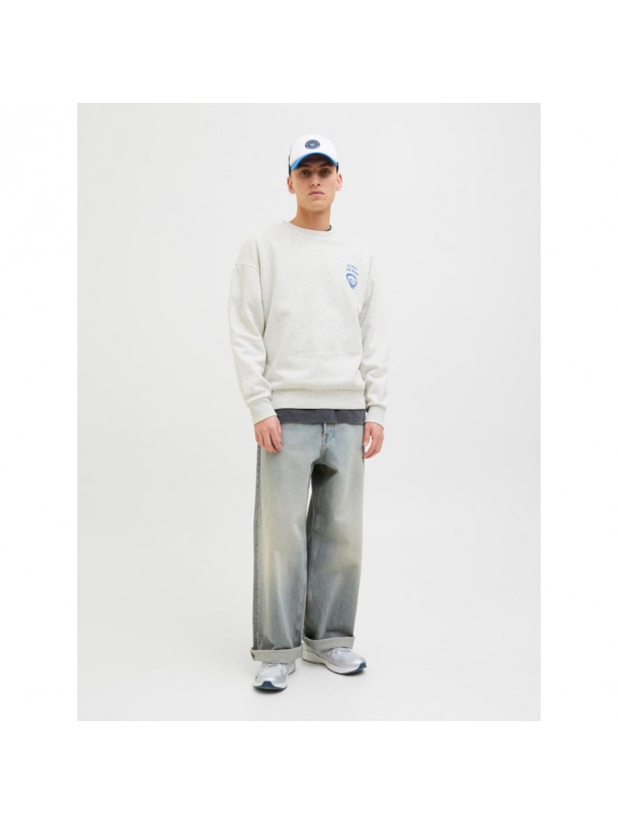 JJCHARGE PRINTED SWEAT CREW NE BLANCO JJCHARGE PRINTED SWEAT CREW NE BLANCO