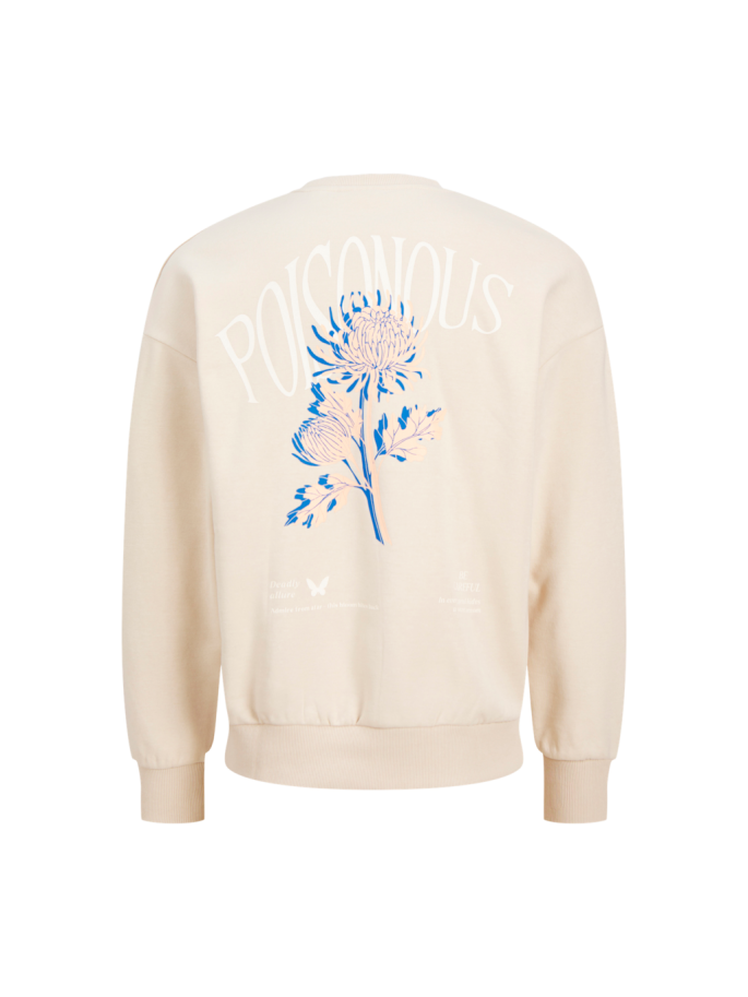 JJCHARGE PRINTED SWEAT CREW NE GRIS JJCHARGE PRINTED SWEAT CREW NE GRIS
