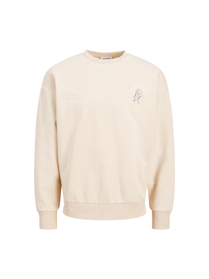JJCHARGE PRINTED SWEAT CREW NE GRIS JJCHARGE PRINTED SWEAT CREW NE GRIS