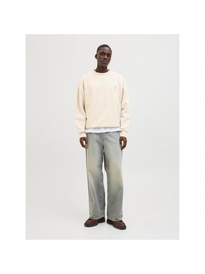 JJCHARGE PRINTED SWEAT CREW NE GRIS JJCHARGE PRINTED SWEAT CREW NE GRIS