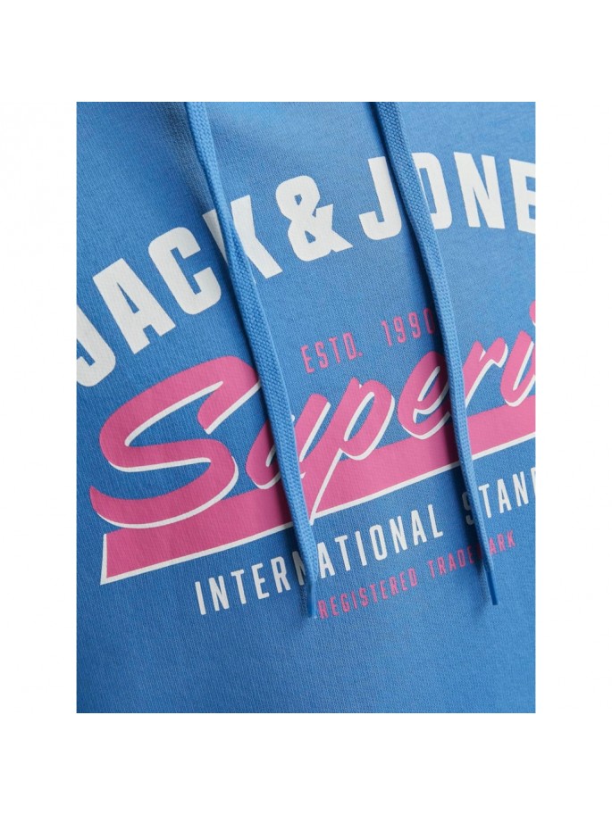 JJELOGO SWEAT HOOD 2 COL  NOOS AZUL...