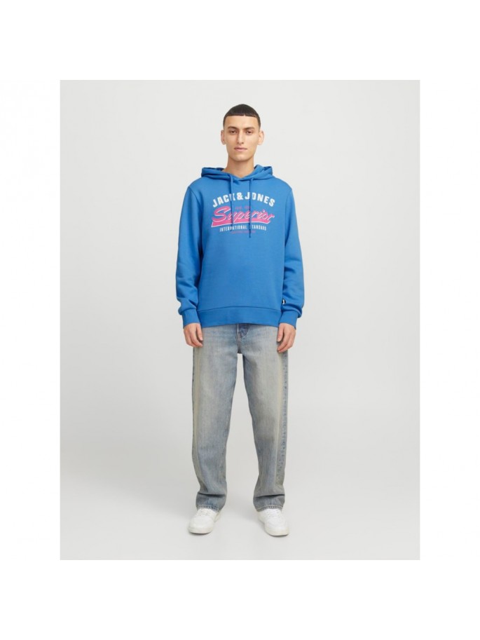 JJELOGO SWEAT HOOD 2 COL  NOOS AZUL...
