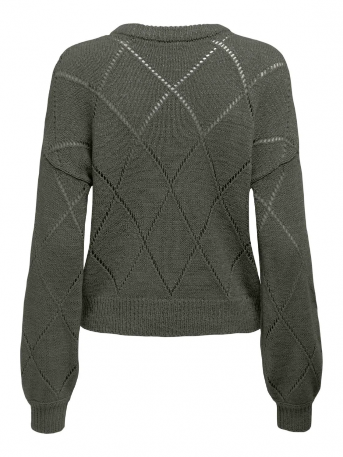 ONLGEENAS LS STRUCTURE O-NECK  GRIS... ONLGEENAS LS STRUCTURE O-NECK  GRIS...
