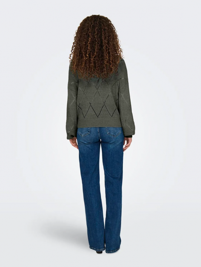 ONLGEENAS LS STRUCTURE O-NECK  GRIS... ONLGEENAS LS STRUCTURE O-NECK  GRIS...