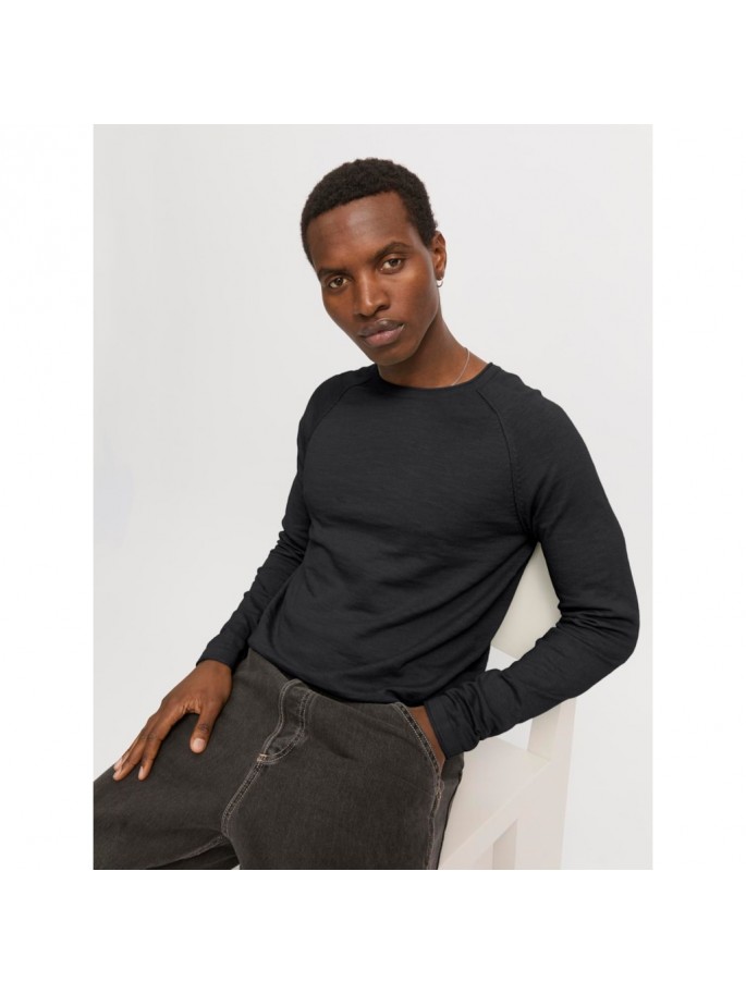 JJEBREEZE KNIT CREW NECK SN NEGRO JJEBREEZE KNIT CREW NECK SN NEGRO