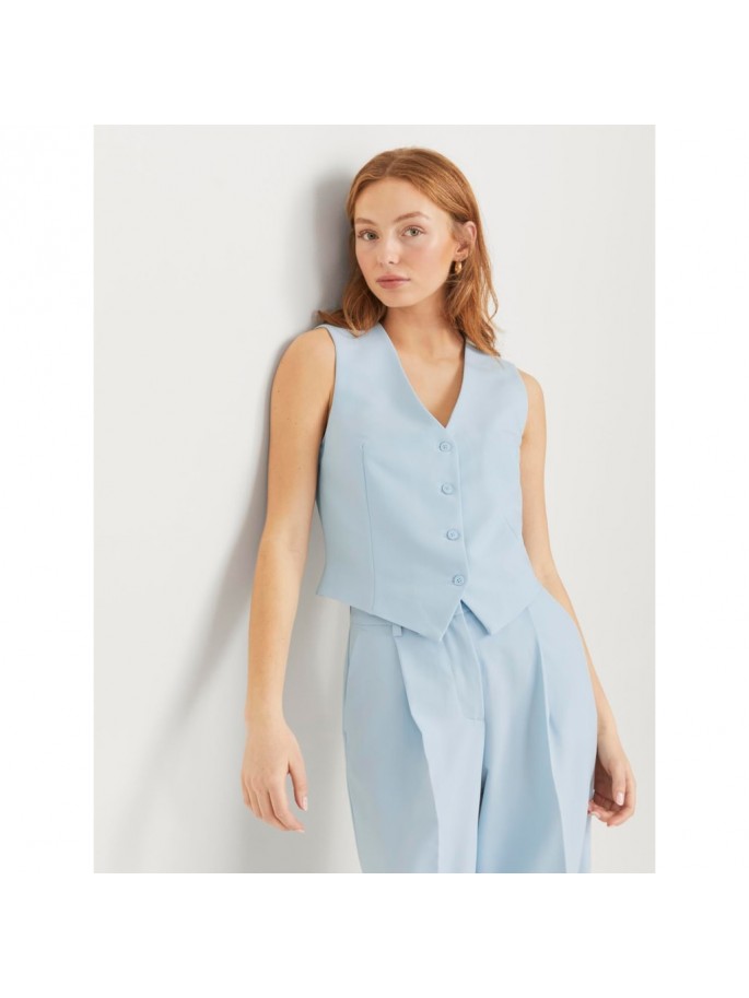 JXELLIS WAISTCOAT TLR LN AZUL CLARO JXELLIS WAISTCOAT TLR LN AZUL CLARO
