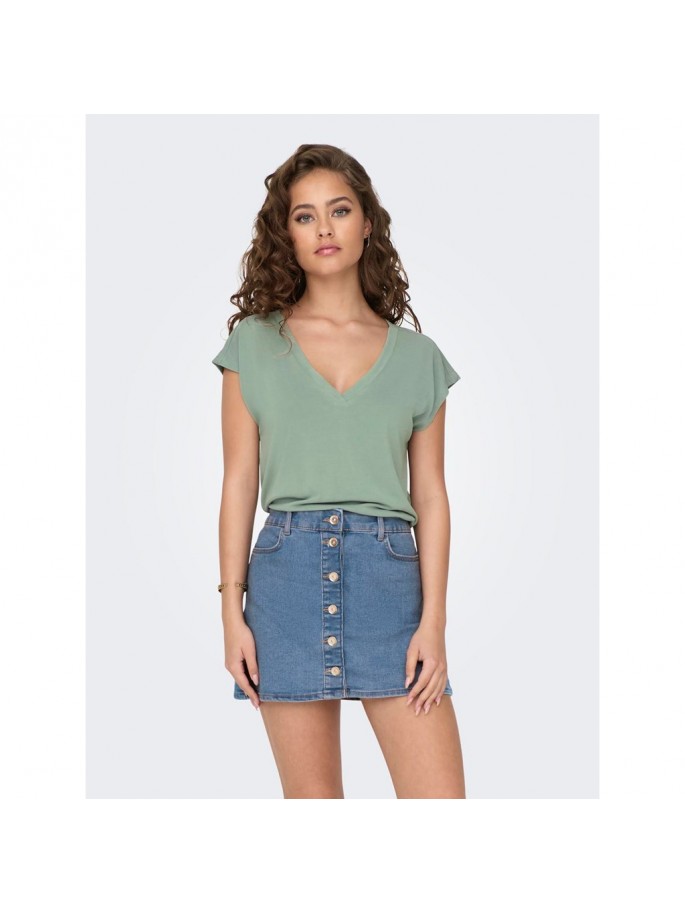 ONLFREE S/S MODAL V-NECK...