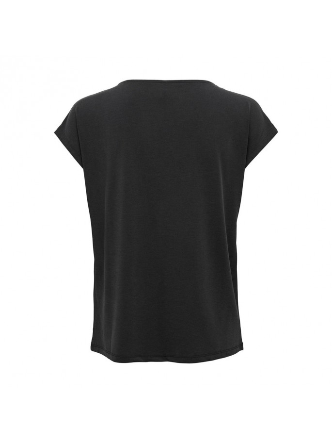 ONLFREE S/S MODAL V-NECK  NOOS NEGRO