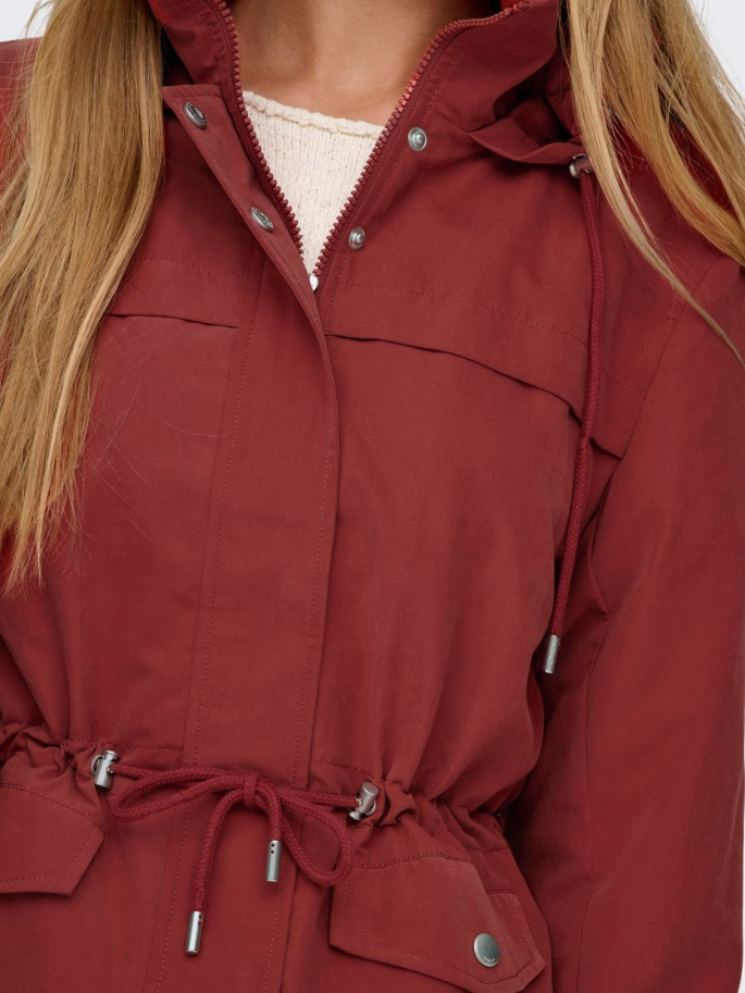 ONLSTARLINE SPRING JACKET OTW  ROJO