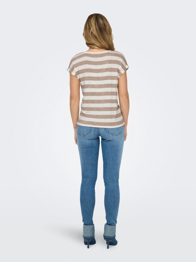 ONLLIRA LIFE S/S V-NECK T... 2