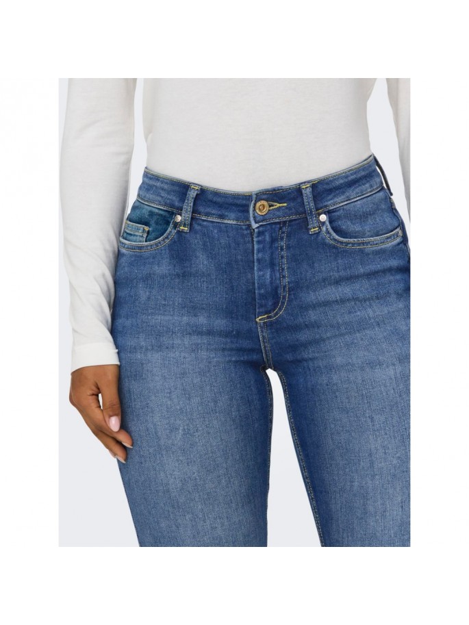 ONLBLUSH MID SK ANK RW DN NOOS AZUL