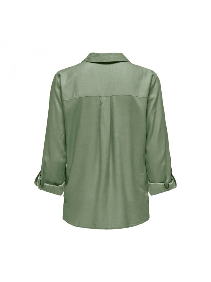 JDYLAUREL LIFE L/S SHIRT WVN D VERDE