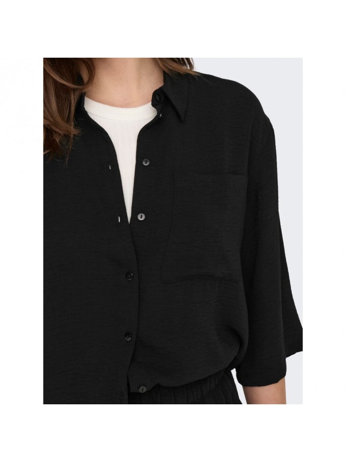 JDYDIVYA LIFE 3/4 LOOSE S NOOS NEGRO