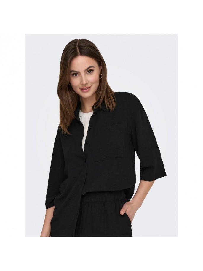 JDYDIVYA LIFE 3/4 LOOSE S NOOS NEGRO