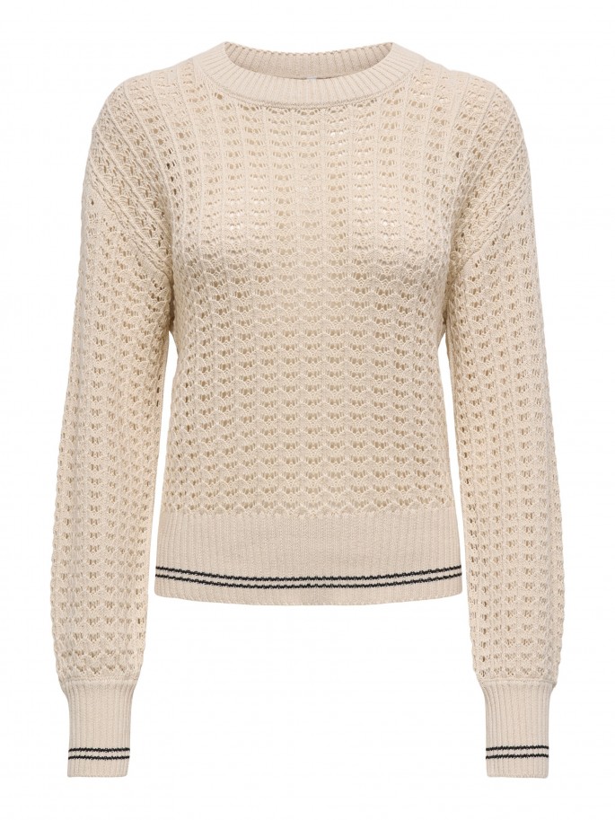 ONLASA LS DETAIL O-NECK CC...
