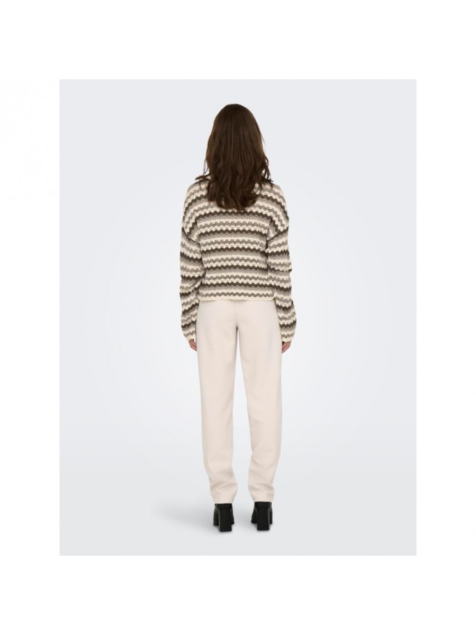 ONLASA LS SHORT O-NECK CC KNT BEIGE ONLASA LS SHORT O-NECK CC KNT BEIGE