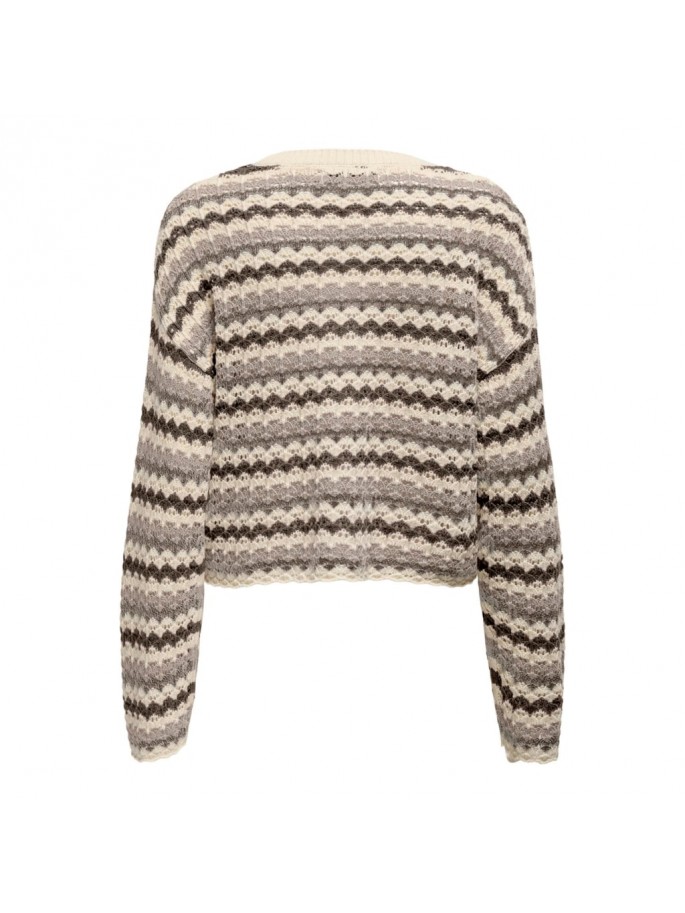 ONLASA LS SHORT O-NECK CC KNT BEIGE ONLASA LS SHORT O-NECK CC KNT BEIGE