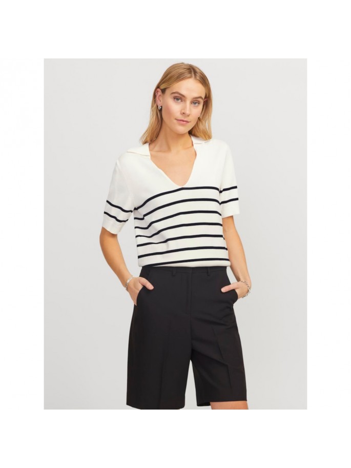 JXLAYLA COMFY SS POLO KNIT...