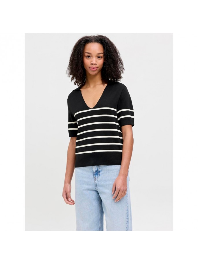 JXLAYLA COMFY SS POLO KNIT...
