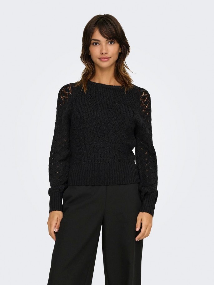 ONLMIAMI LS O-NECK CC KNT...