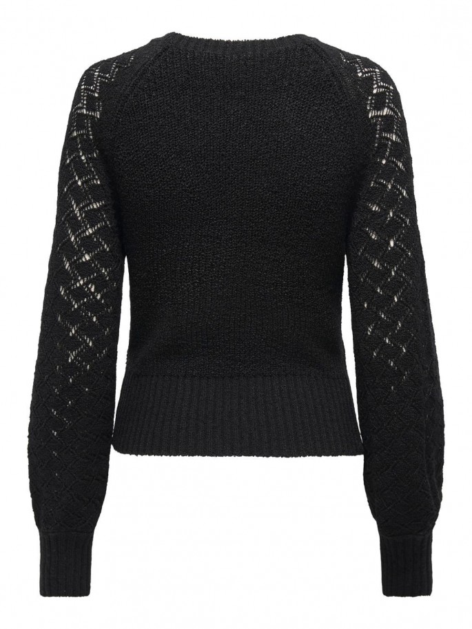 ONLMIAMI LS O-NECK CC KNT NEGRO ONLMIAMI LS O-NECK CC KNT NEGRO