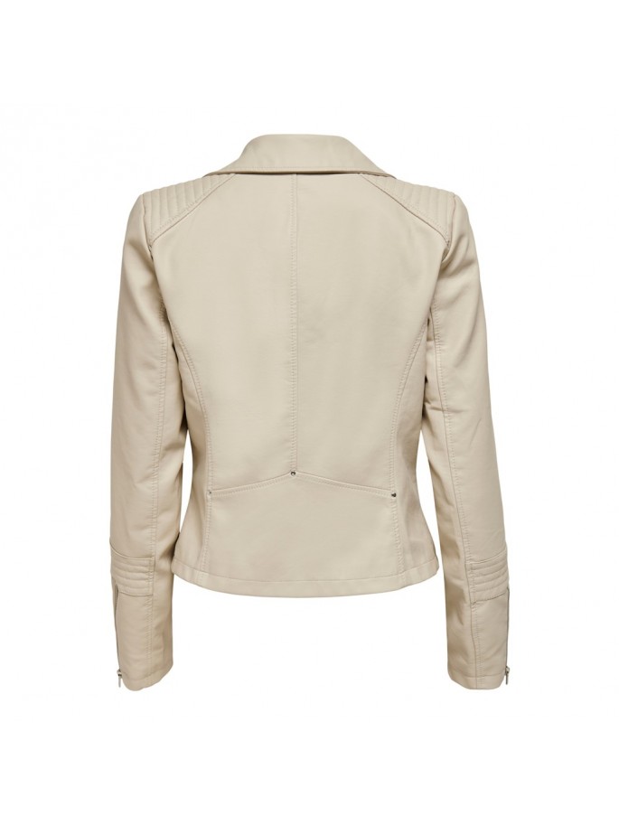 ONLGEMMA FAUX LEATHER BIK NOOS BEIGE