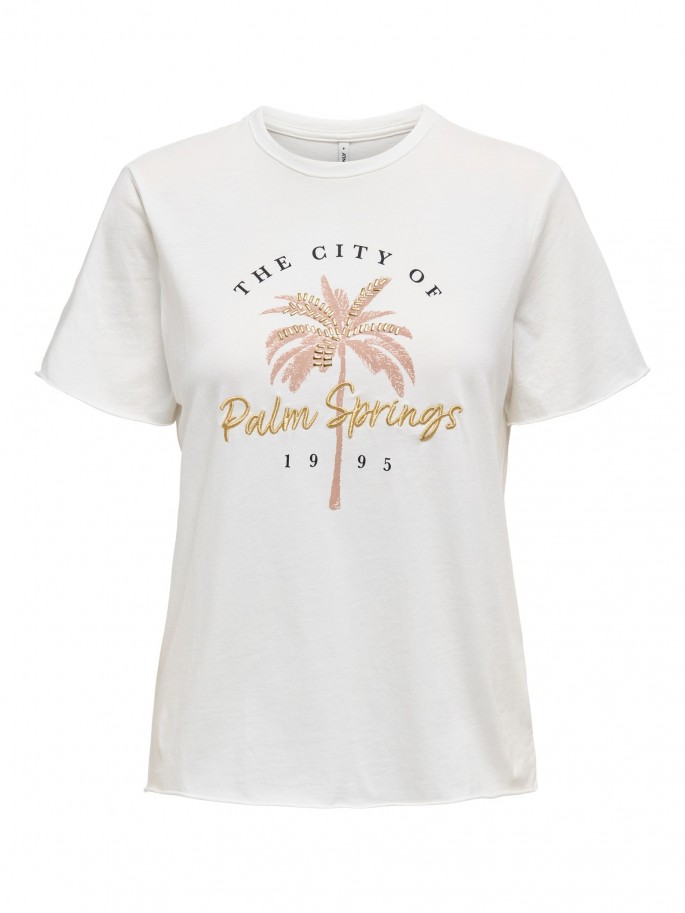 Only LUCY Top manga corta Color... Only LUCY Top manga corta Color...