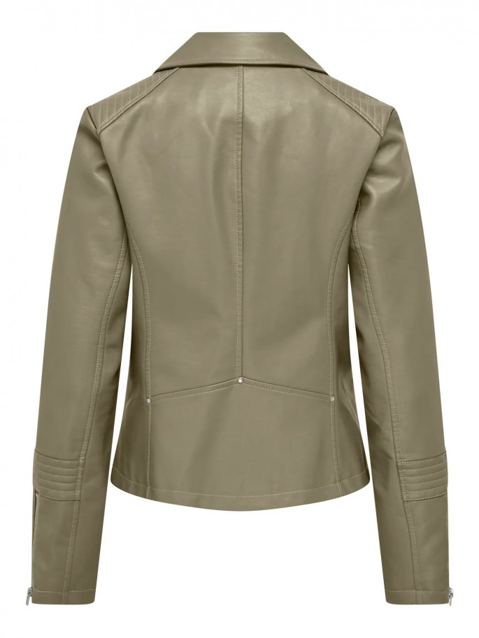 ONLGEMMA FAUX LEATHER BIK NOOS BEIGE...